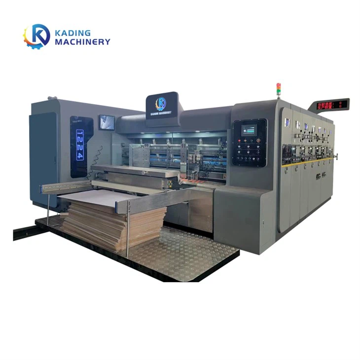 Mașină de tăiere a cartierului automat cu motor cu un motor de tipărire automată